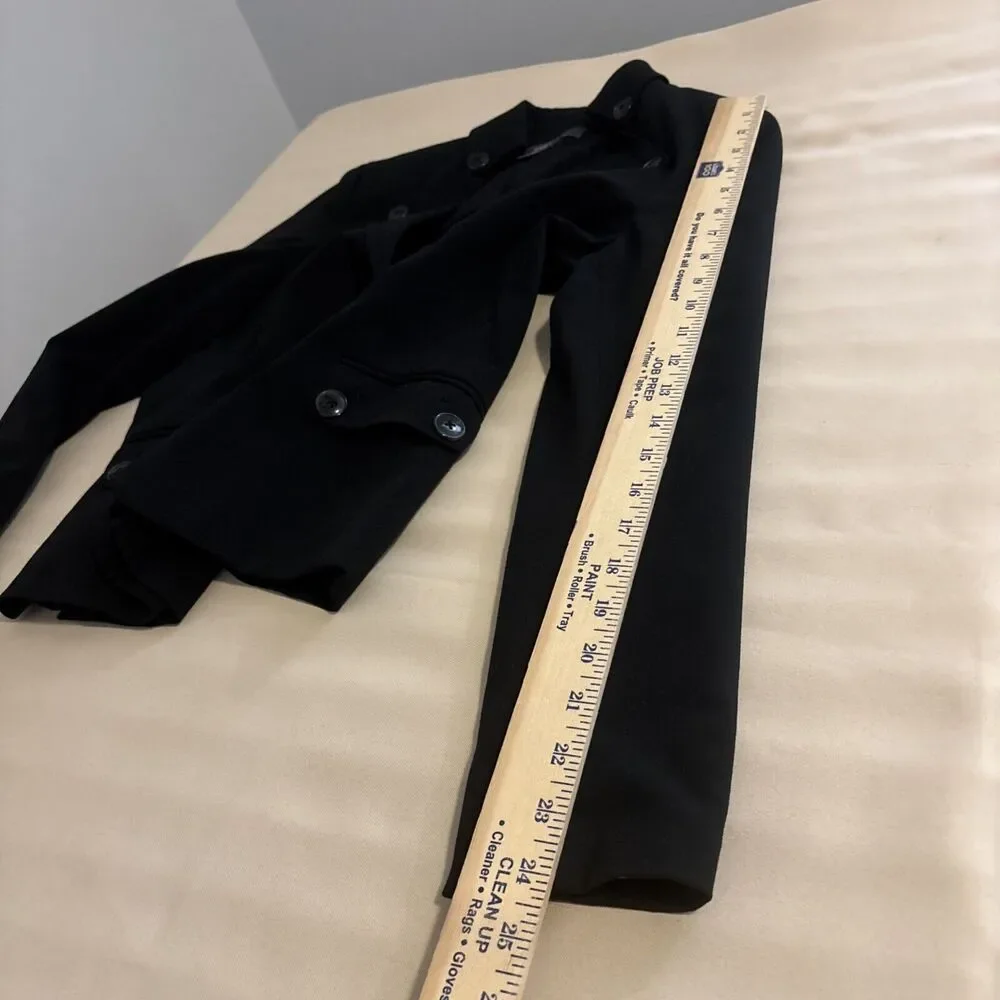 George Design By Mark Eisen Suits Women's Size 6 Black Collar 2 Flap Pocket - Picture 9 of 10